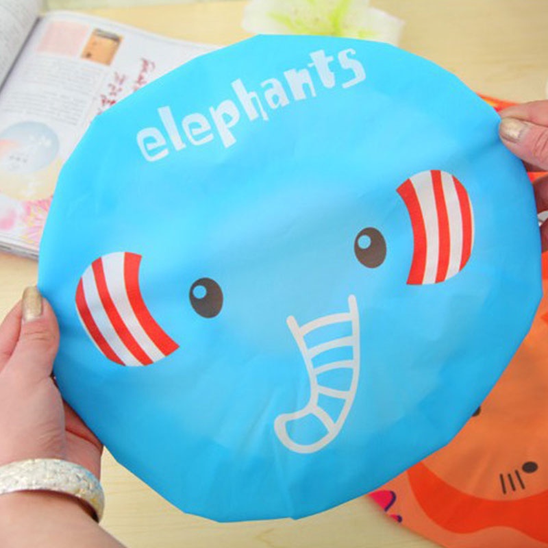 Mũ Tắm Họa Tiết Hoạt Hình Dễ Thương Cho Bé