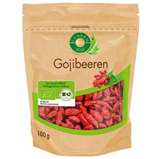 Câu kỷ tử hữu cơ thuần chay nguyên chất của Đức enerbio 150gram. Rất ngon và bổ dưỡng Hạn Sử Dụng 2020