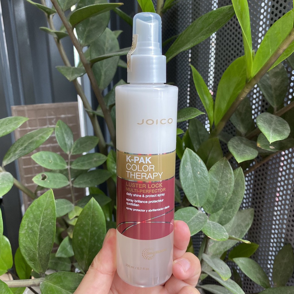 Xịt dưỡng giữ màu và tăng cường sáng bóng Joico K-Pak Color Therapy Luster Lock Daily Shine &amp; Protect Spray 200ml
