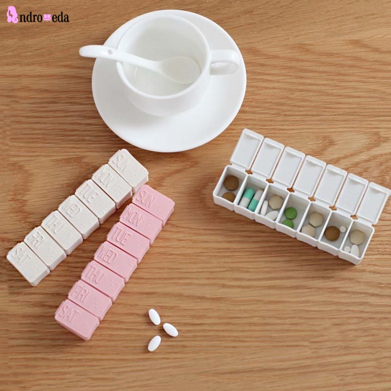 Hộp đựng thuốc 7 ngăn tiện lợi