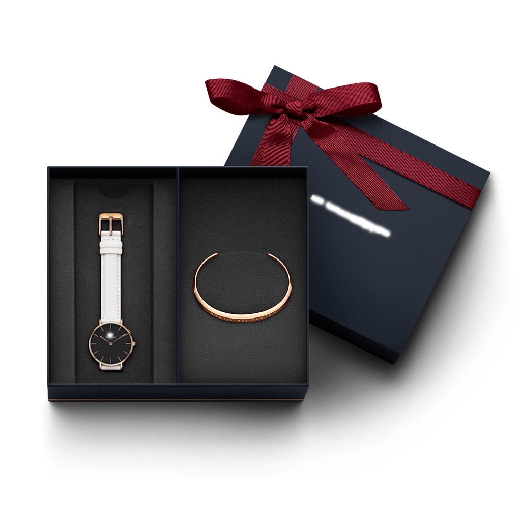 Đồng hồ nữ Daniel Welton Petite Bondi Black 32mm & 28mm & Vòng tay D W