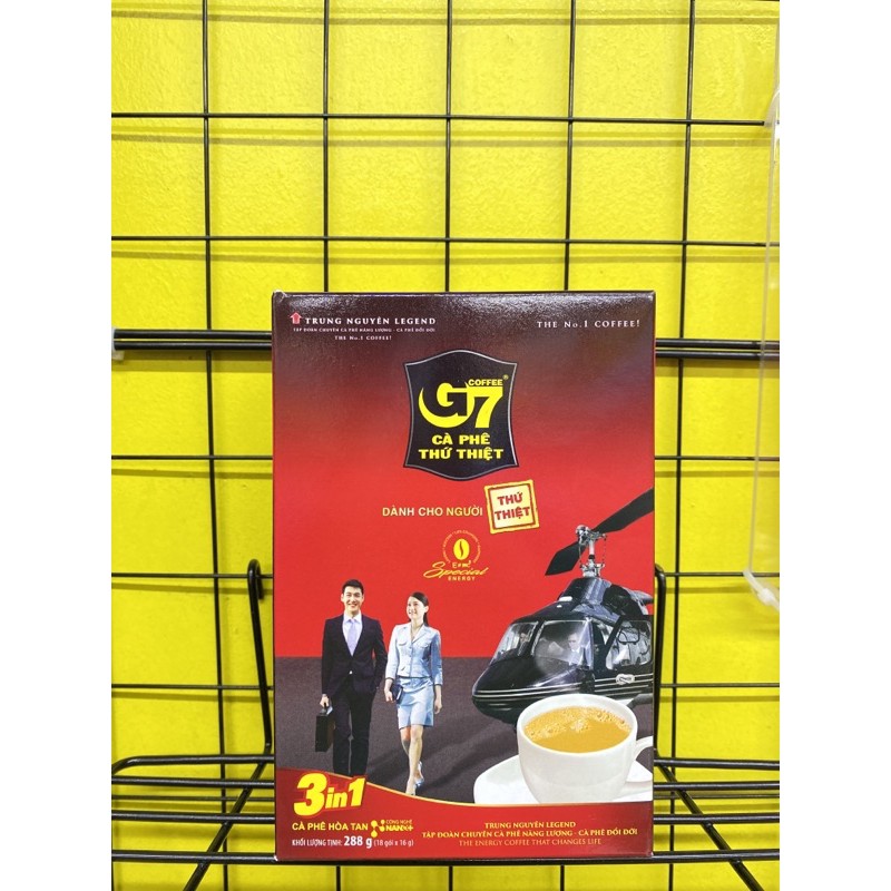 Cà phê sữa hoà tan G7 3in1 288g ( 18gói x 16g)