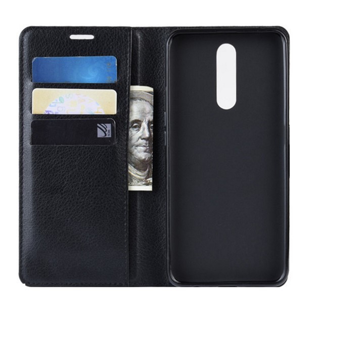 Bao da kèm ví Oppo F7/ F9/ F11/ F11+ da bò | BigBuy360 - bigbuy360.vn