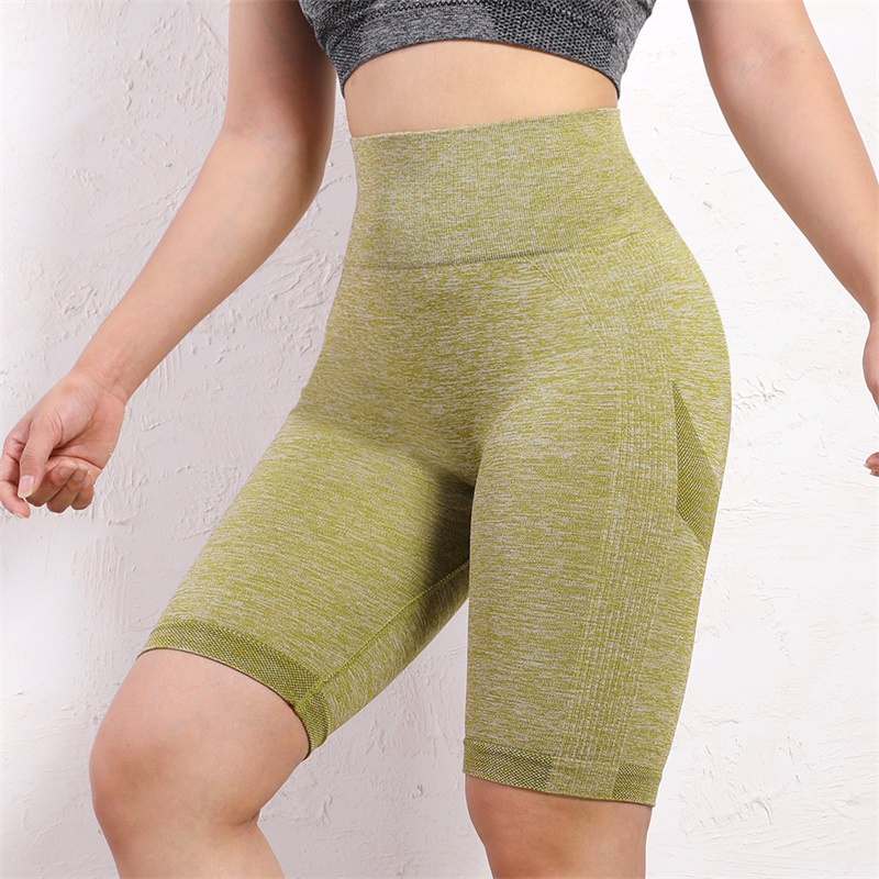 1 Quần Short Ôm Hông Bằng Nylon Dùng Tập Thể Dục/Yoga/Thể Hình Cho Nữ Y0014