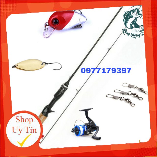 Bộ Cần Câu Lure UL Ngọn Đặc Siêu Dẻo 🔰Giá Siêu Mềm Tặng Kèm Phụ Kiện Chất Lượng 🔰Bộ Cần Câu Lure UL Giá Rẻ
