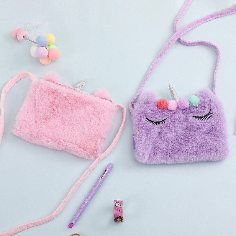 Túi Đeo Chéo Hình Thú Nhồi Bông Cho Bé