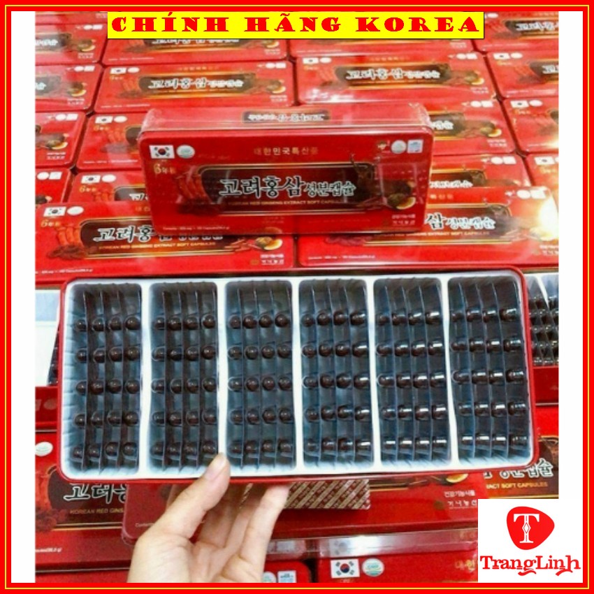 Đạm sâm nhung hươu linh chi Kana thượng hạng, hộp 120 viên - Viên đạm sâm - Bổ sung vitamin, tăng đề kháng - tranglinh