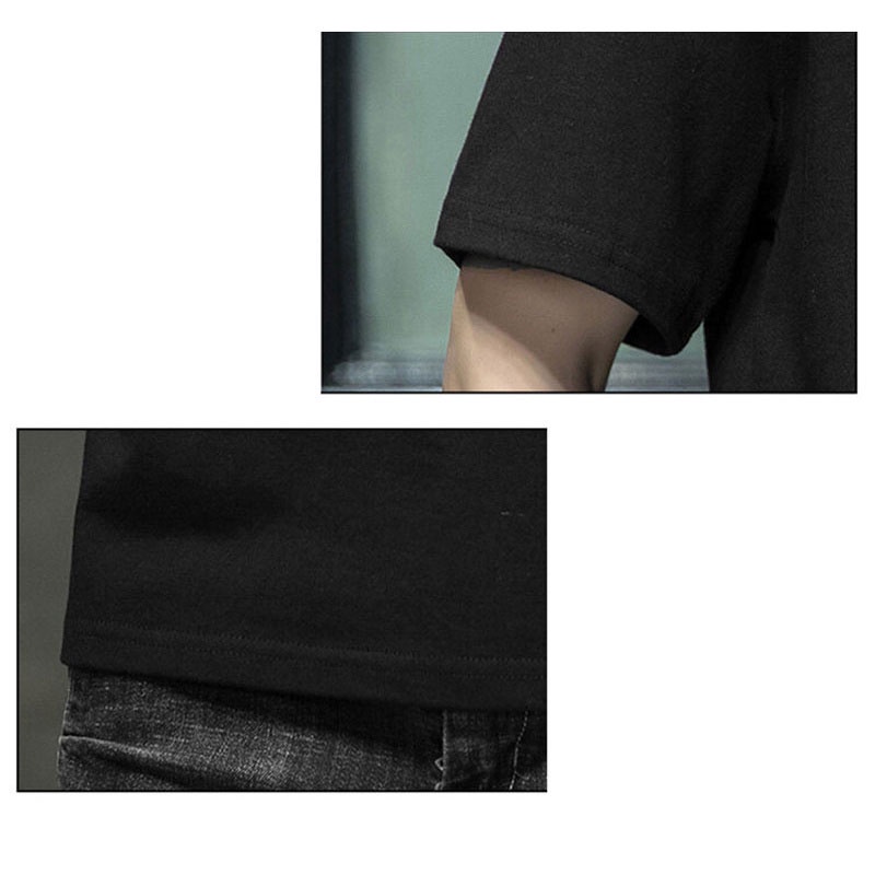 Áo Thun Tay Ngắn Cổ Tròn In Họa Tiết Thời Trang Cho Nam