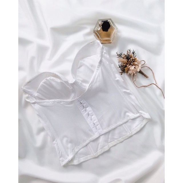 Áo corset trắng to 2hand