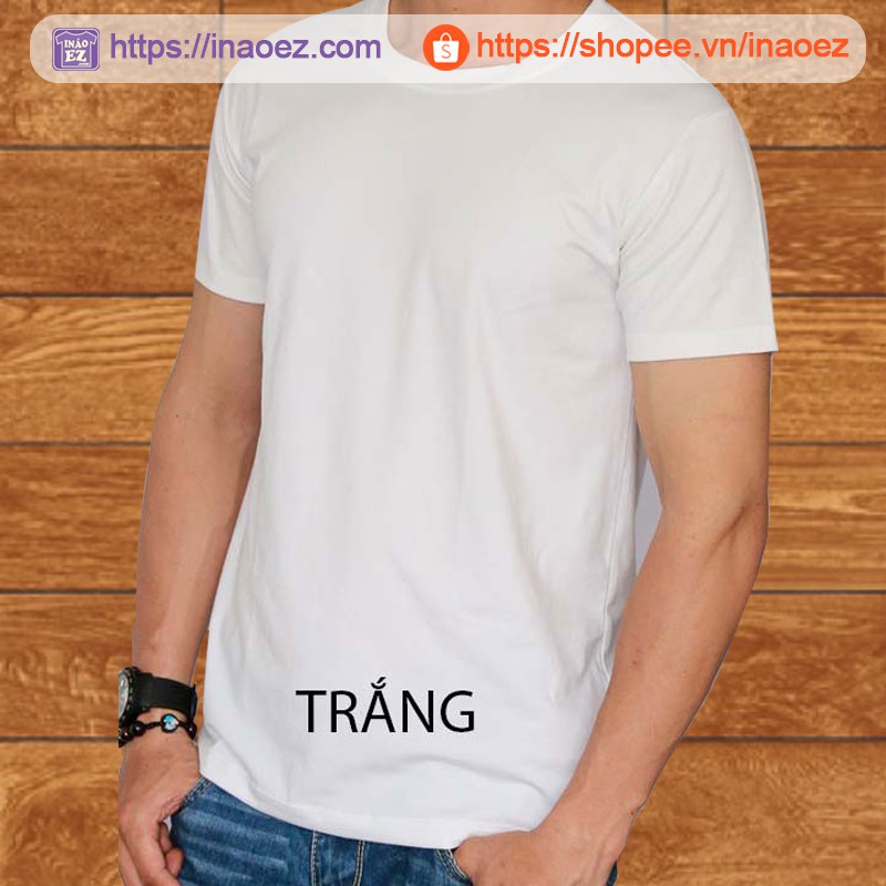Áo thun trơn Trắng cổ tròn Nam Nữ | BigBuy360 - bigbuy360.vn