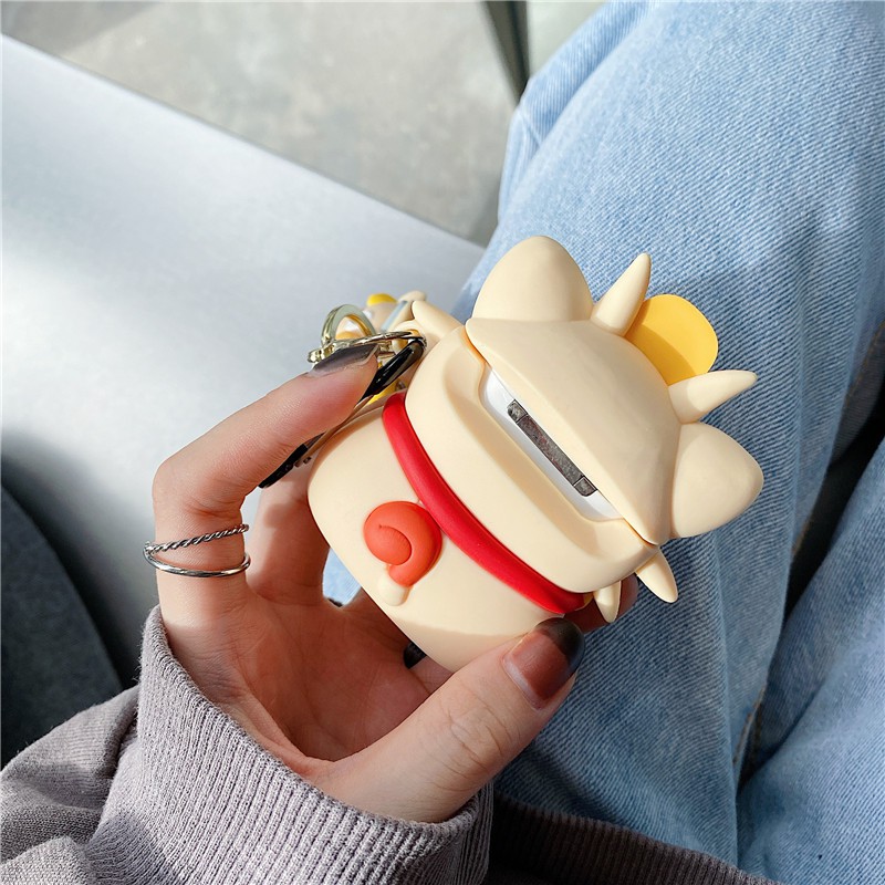 Bao airpod 💛 vỏ airpod Pikachu vàng loại dầy chất lượng cao cho airpod 1/2/pro