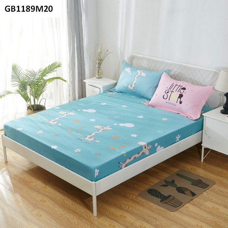 GB1189- sale 30% Ga trải giường ga bọc chun cotton 120 x 200cm hàng nhập