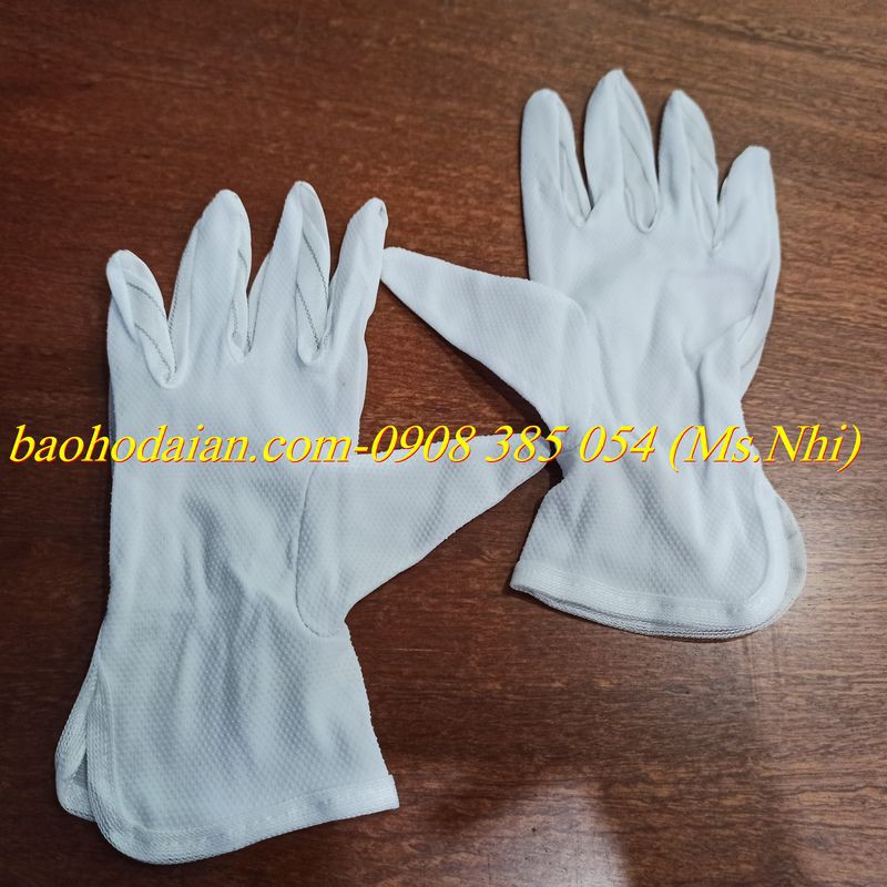 Khuyến mãi combo 5 Đôi Găng tay chống tĩnh điện vải dệt kim- Hình thật, hàng sẵn
