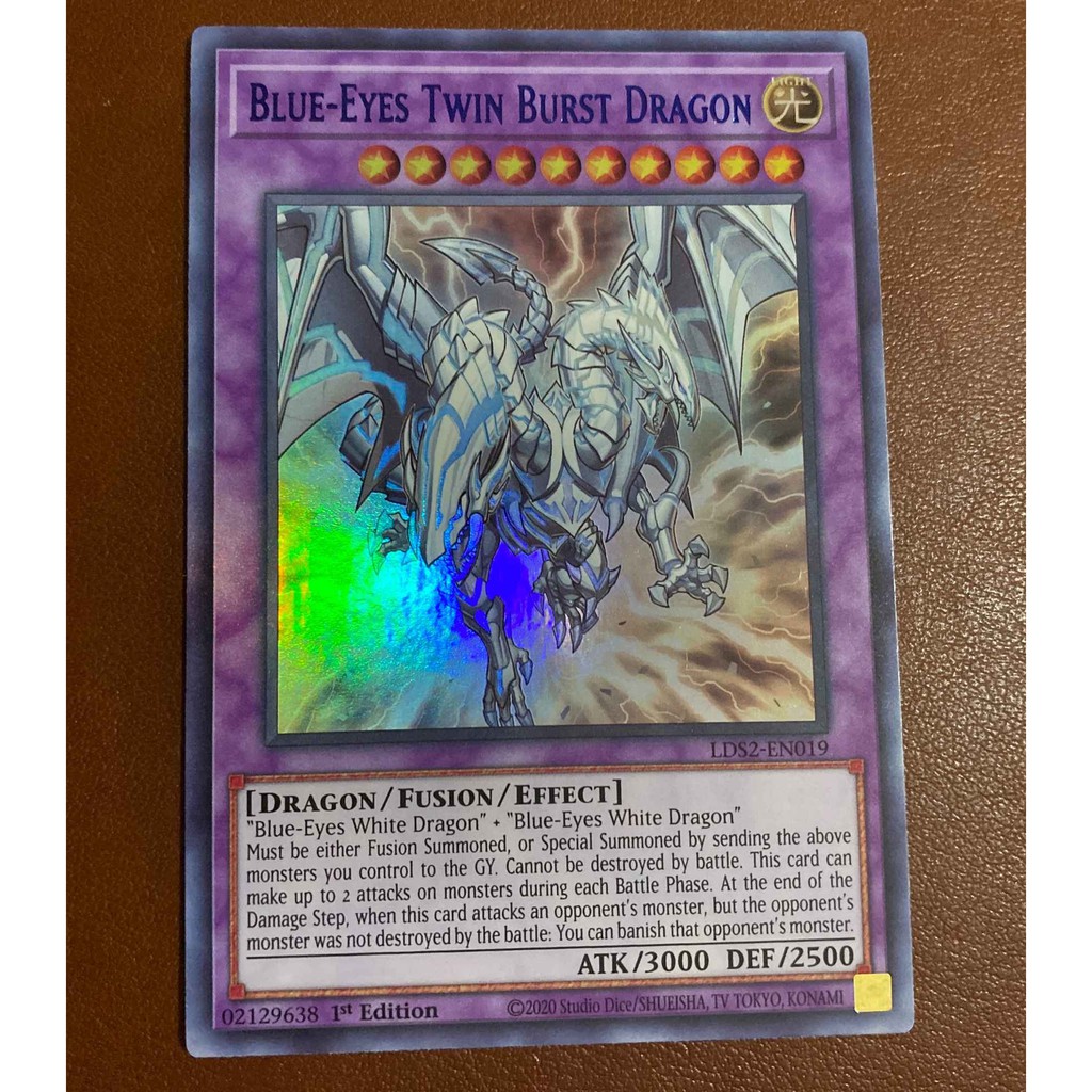 Bài Yugioh OCG - Blue Eyes Twin Burst Dragon