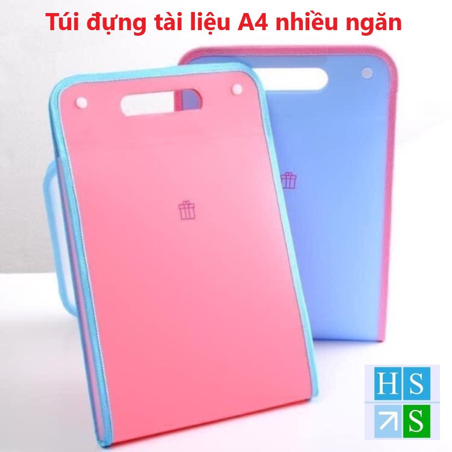 [Mã FAMAYMA giảm 10K đơn 50K] Túi đựng hồ sơ tài liệu 13 ngăn ( Khổ A4 ) dùng đa năng và tiện lợi