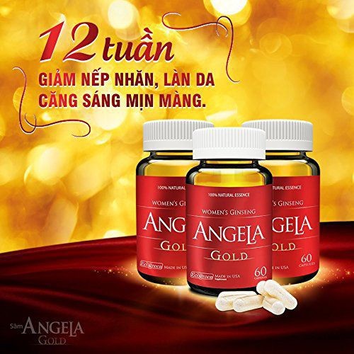 Sâm Angela Gold Hộp 60 Viên, Sinh Lý Nữ, Chính Hãng, Nội Tiết Tố, Full Tích Điểm - Kaisa.vn