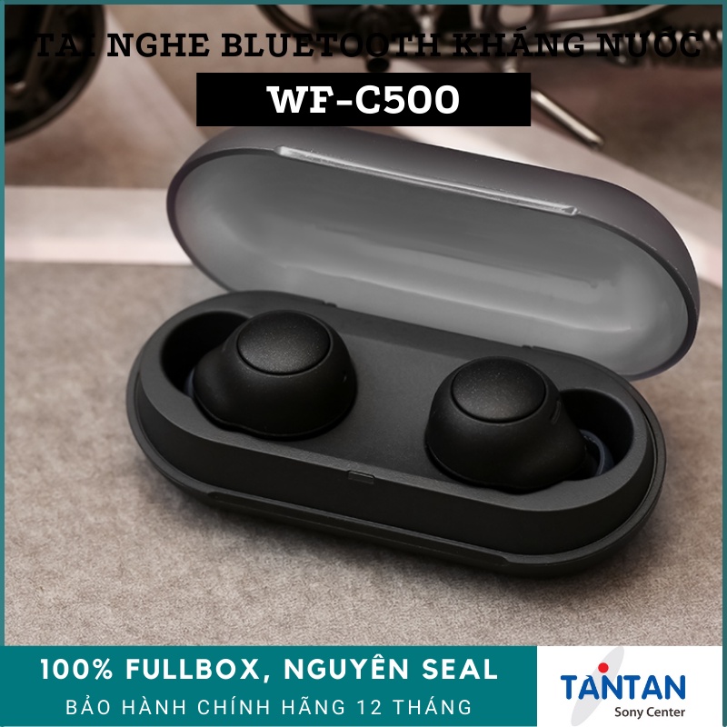 Tai Nghe In-ear BLUETOOTH Sony WF-C500 | DSEE - 360 Reality Audio - Pin:20H - Sạc nhanh - Fast Pair - Kháng nước IPX4