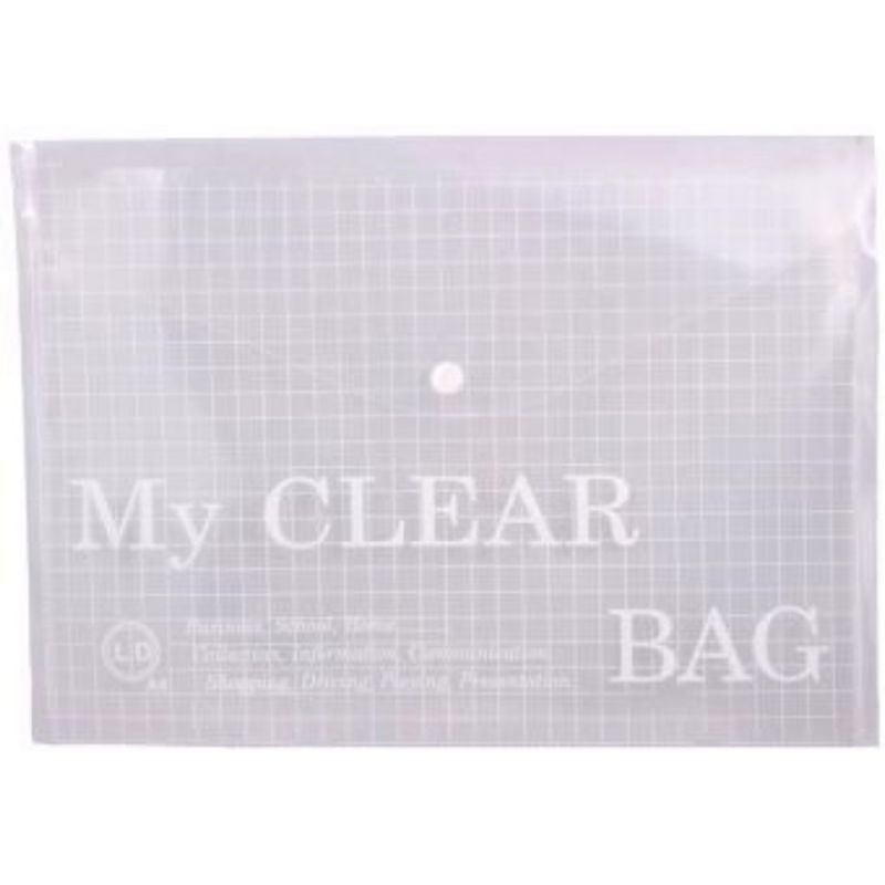 Bìa nhựa nút A4 My Clear