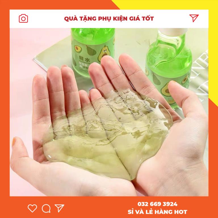 Slime Lỏng Chai Nước Bơ - Đồ Chơi Giảm Stress