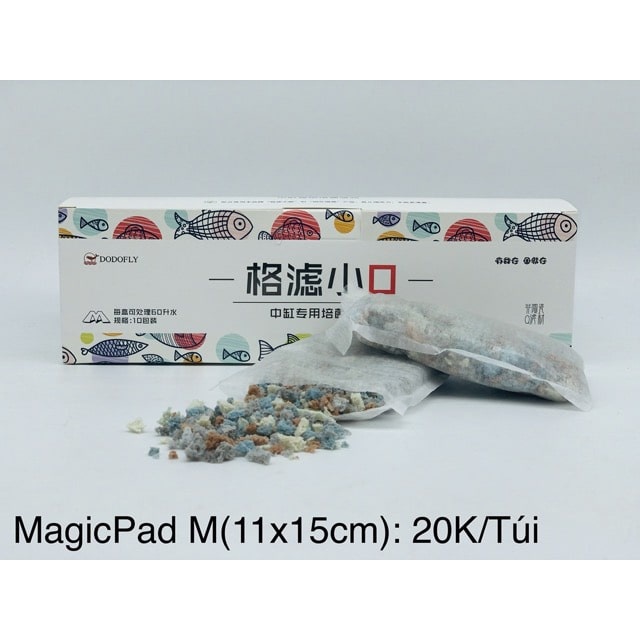Vật liệu lọc bể cá DODOFLY MAGICPAD cho lọc tràn trên, lọc thùng, lọc vách, lọc thác, lọc treo bể cá vừa và nhỏ
