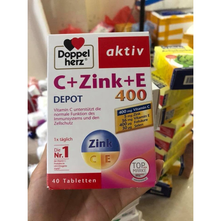 VIÊN UỐNG BỔ SUNG  C + Zink + E