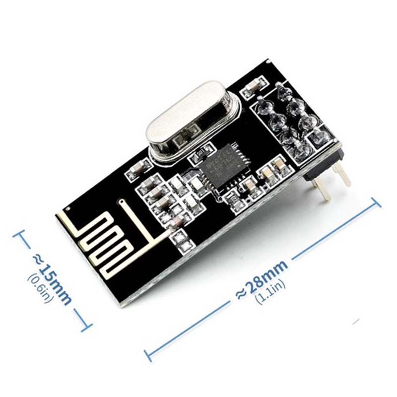 Mô-đun thu phát không dây NRF24L01 + 2.4GHz cho Mô-đun vi điều khiển Arduino