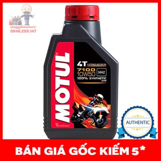 [TẶNG TUÝP LAP NK ] Nhớt xe số Motul 7100 chính hãng PT57