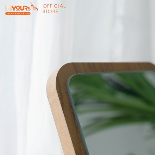 Gương Soi Để Bàn Trang Điểm Gỗ Mini BEYOURs PhấnMirror Đẹp Nội Thất Decor Phòng Ngủ