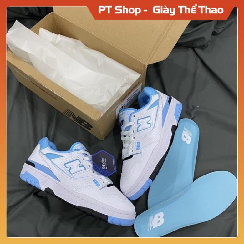 GIÀY NEW BALANCE 550 UNC BLU SIÊU CẤP, GIẦY NEW NB 574 CRT 300 TRẮNG XANH