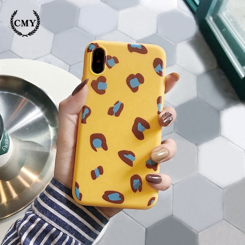 Ốp lưng in họa tiết da báo cho iPhone11/11Pro 11pro Max X XR XS XS MAX 78 plus SE | BigBuy360 - bigbuy360.vn