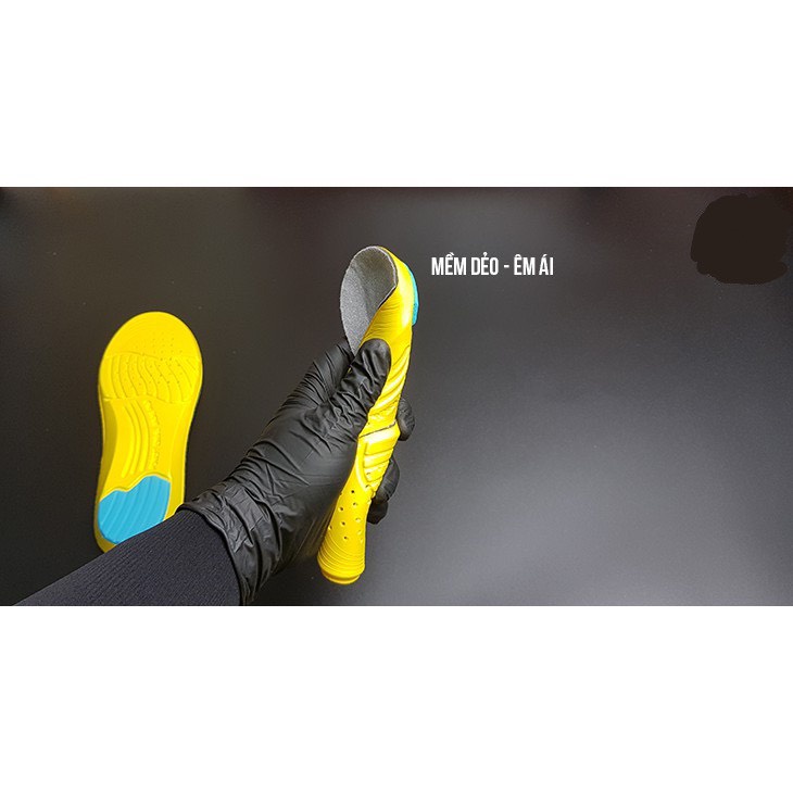 Miếng lót giày thể thao êm chân, hai lớp thấm hút mồ hôi, chống hôi chân SHOES CARE X6