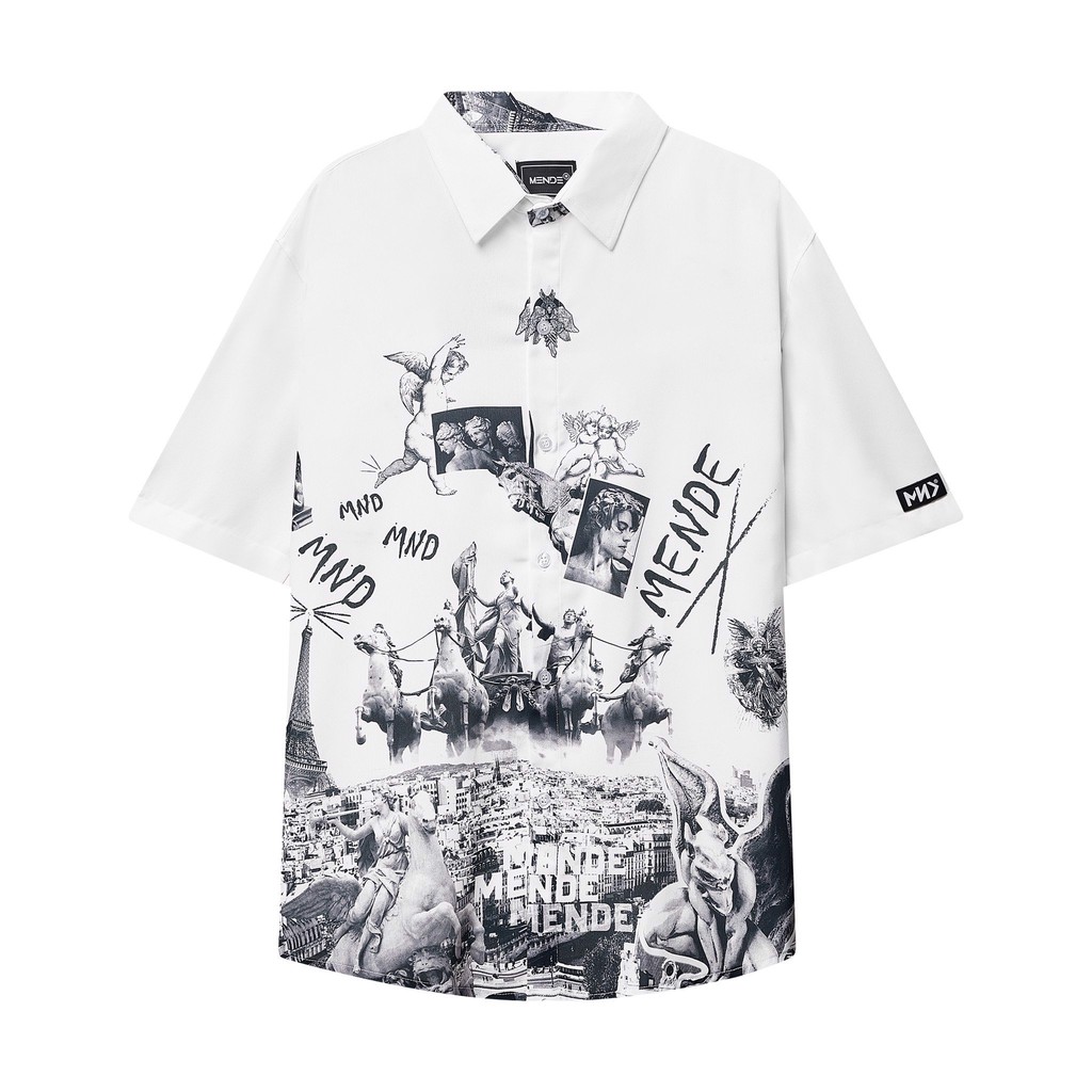 MENDE - Knight Angel - áo sơ mi tay ngắn MENDE chính hãng | BigBuy360 - bigbuy360.vn
