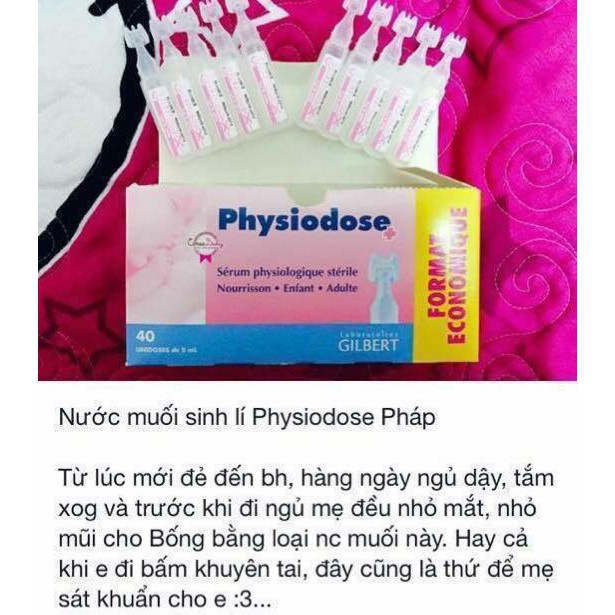 Nước Muối Sinh Lý Pháp Gifrer Tép Hồng