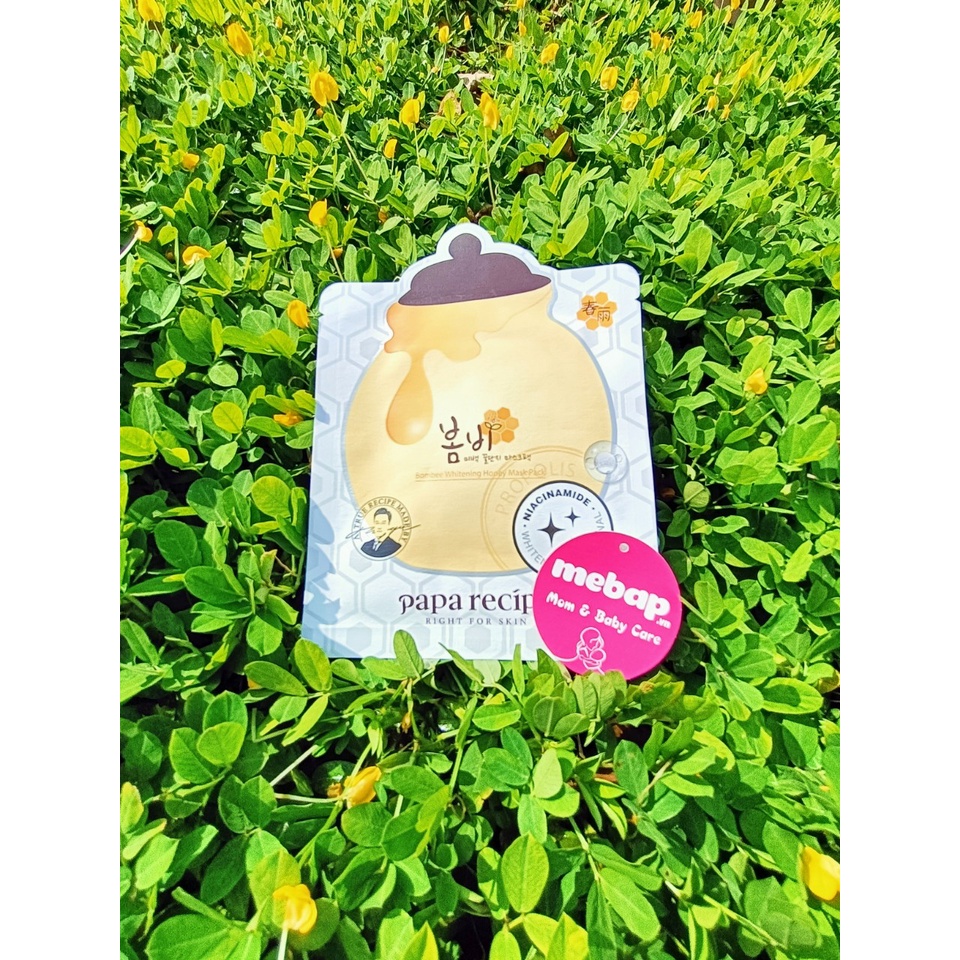 Mặt Nạ Dưỡng Da Tinh Chất Nhân Sâm Và Mật Ong 20g PAPA RECIPE