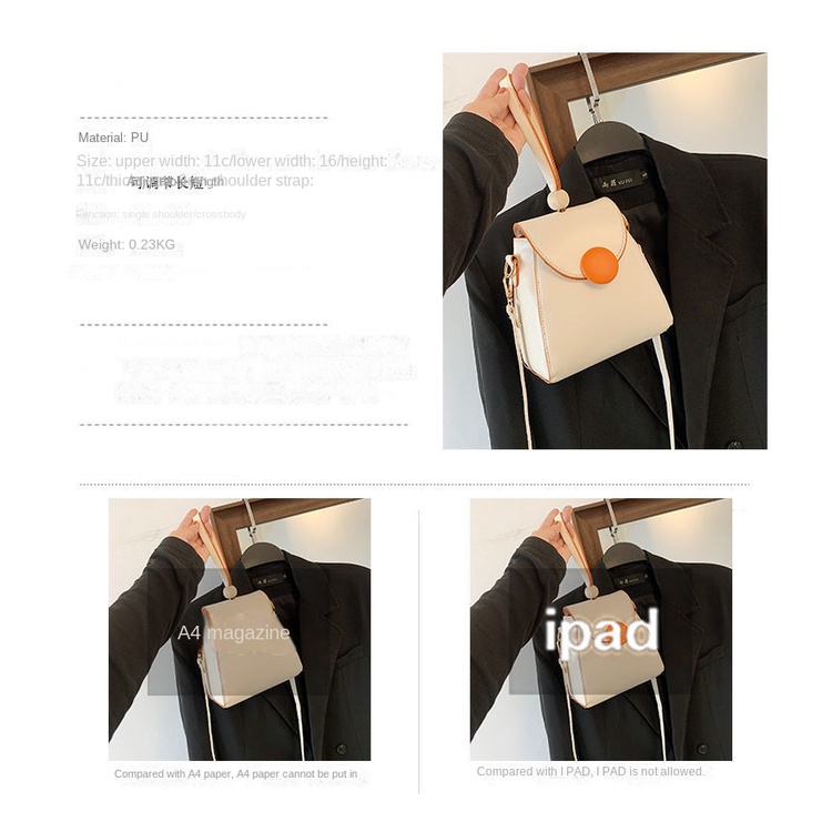 Túi Đeo Chéo Hình Vuông Nhỏ Phong Cách Pháp Thời Trang Mùa Hè 2022 Dành Cho Nữ