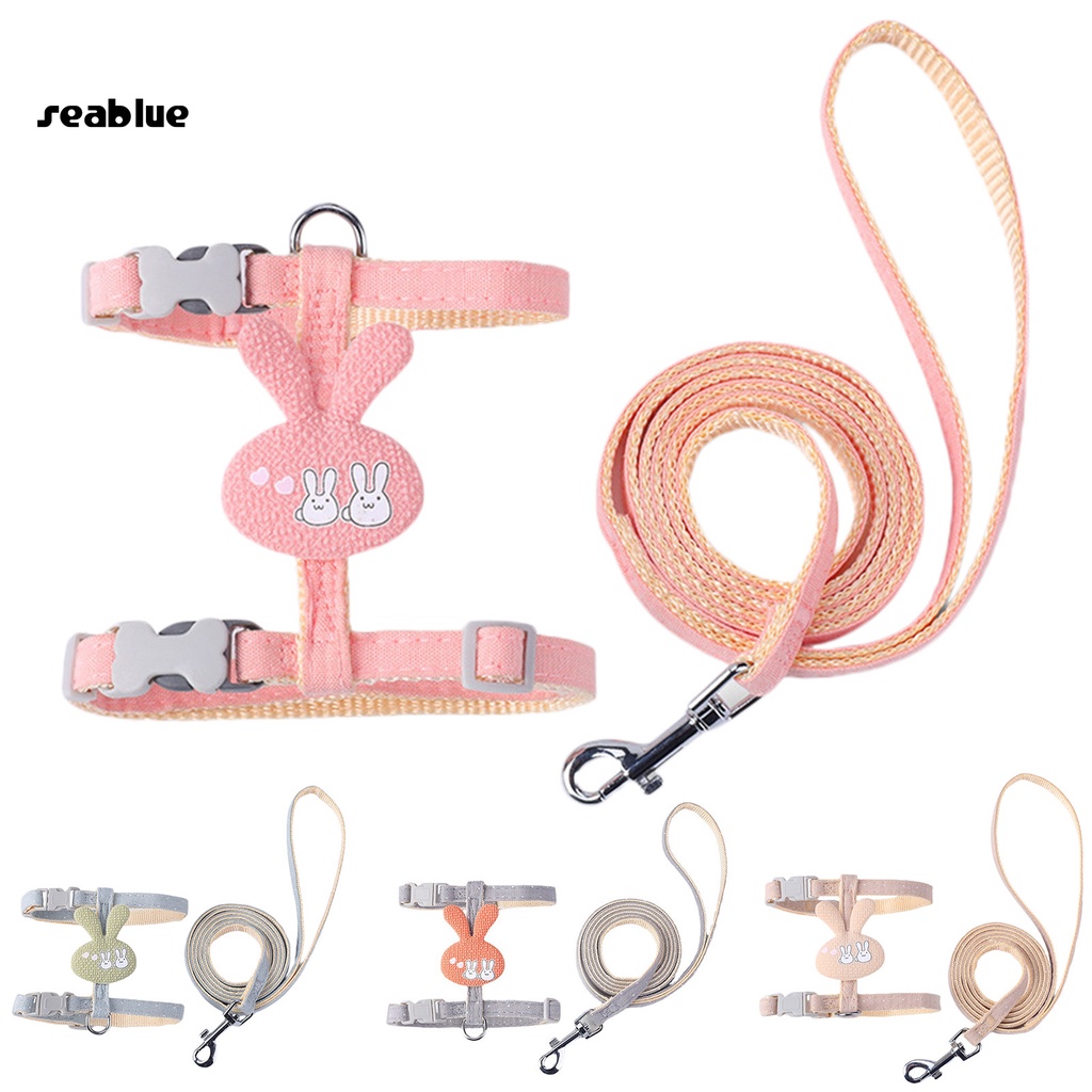 Dây dắt và áo nịt họa tiết hoạt hình có thể giặt ấm áp cho cún và mèo cưng ngoài trời