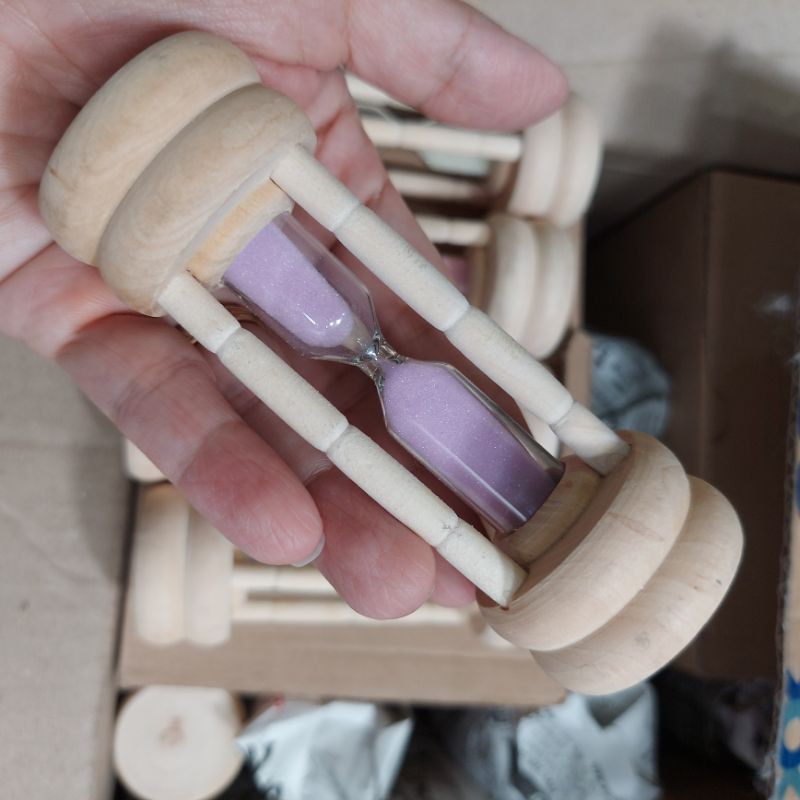 ĐỒNG HỒ CÁT BẰNG GỖ 3 Phút