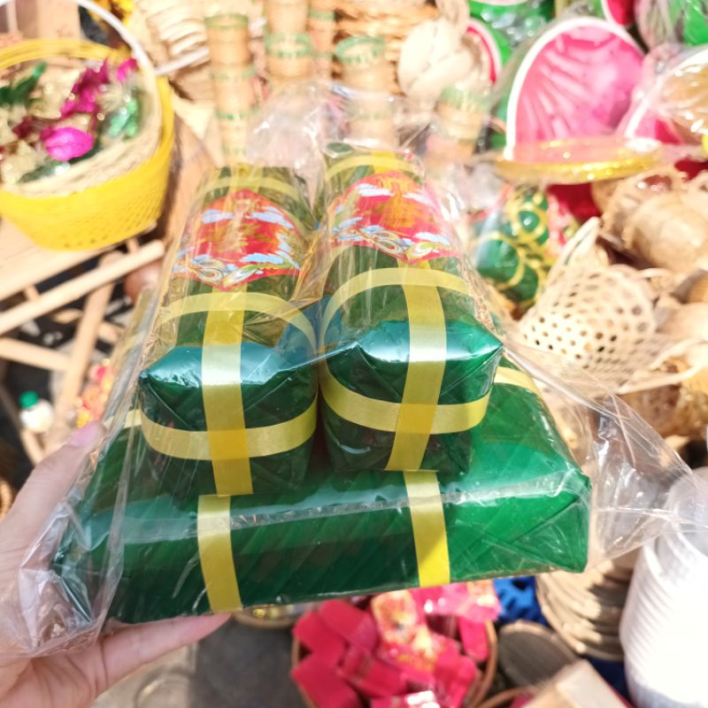 Set bánh trưng bánh tày trang trí lễ tết