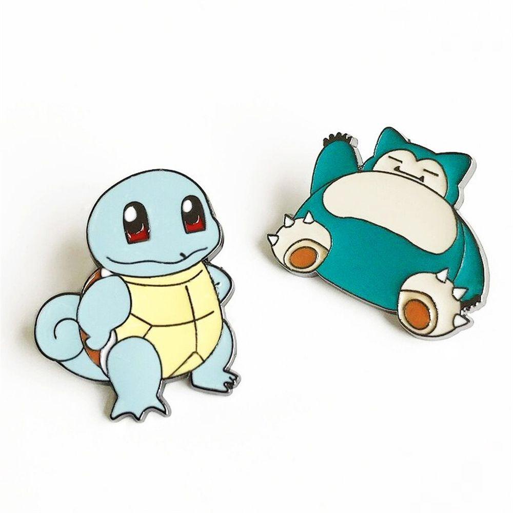 Ghim Cài Áo Kim Loại Họa Tiết Hoạt Hình Pokemon