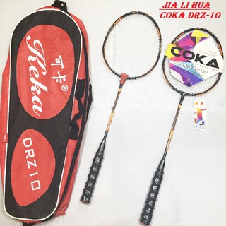 Bộ 2 vợt cầu lông COKA DRZ-10 chuyên dùng cho thi đấu