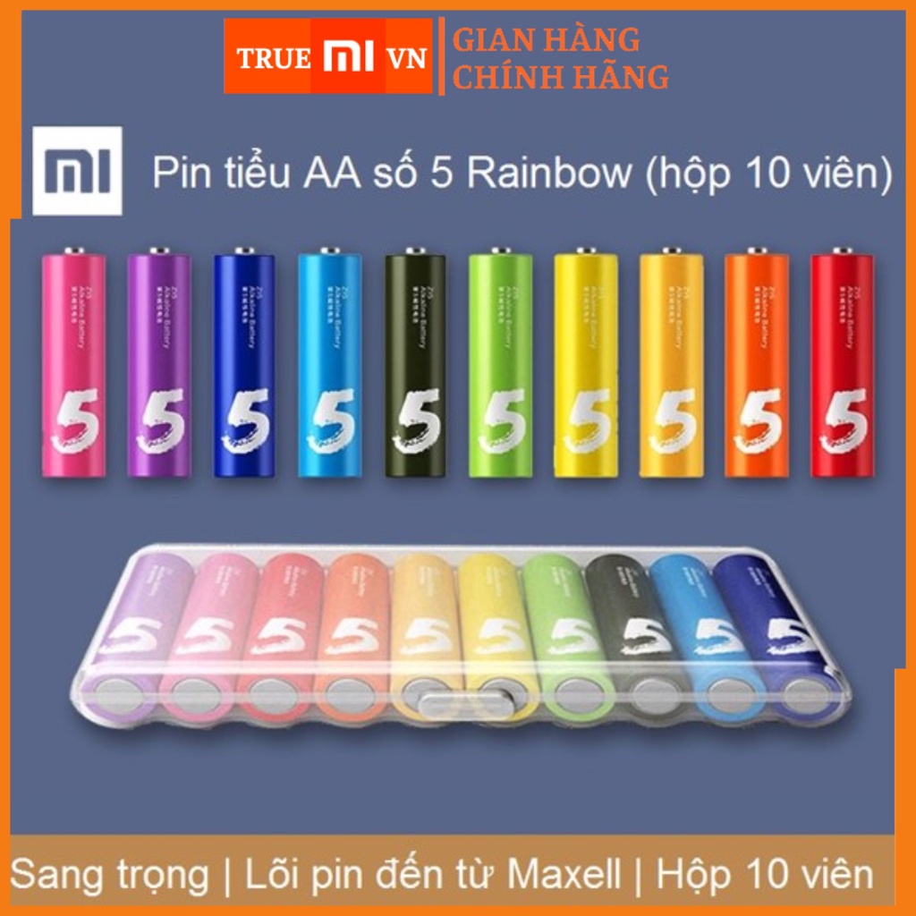 Bộ 10 Pin AA số 5 ZMI ZI5 Rainbow
