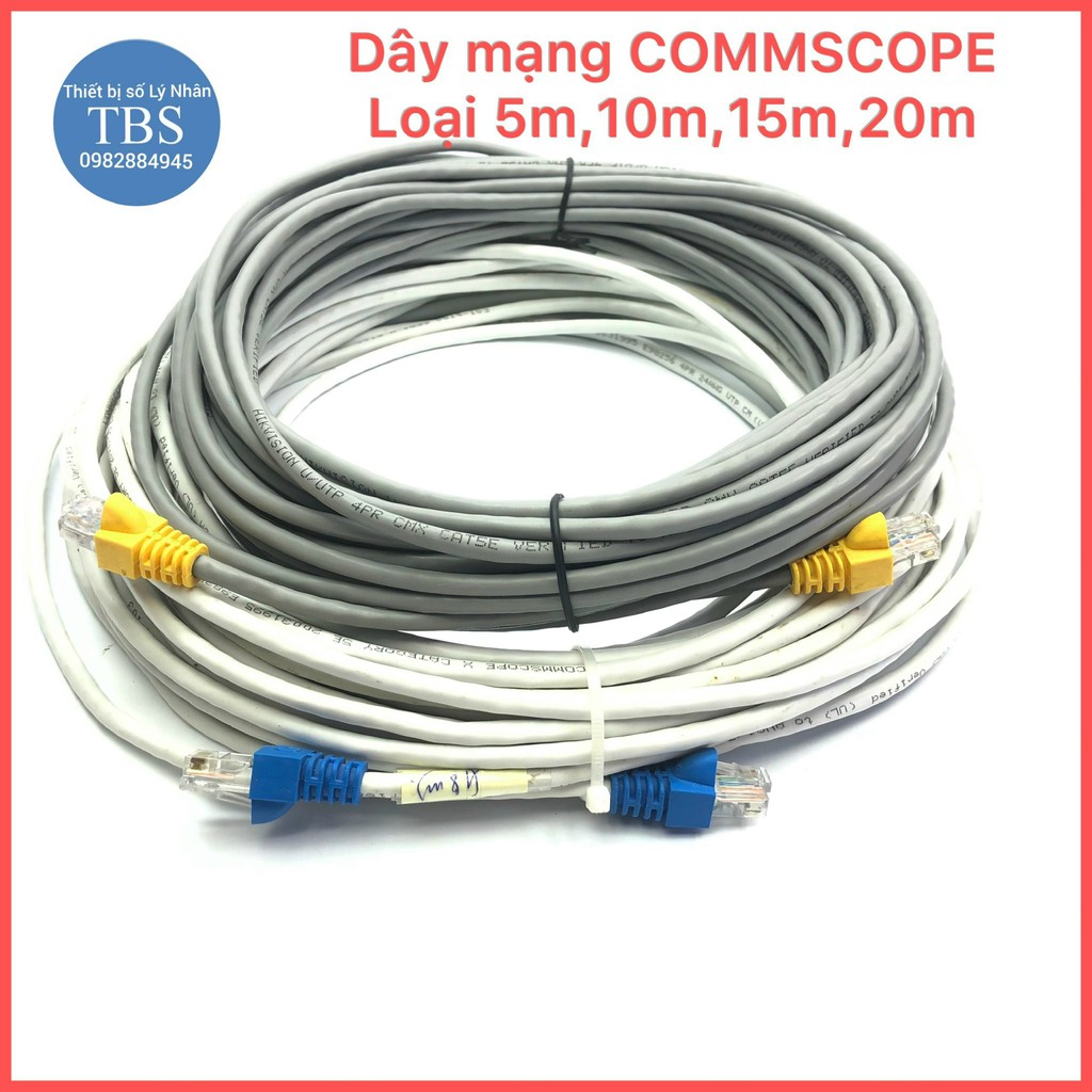 Dây mạng Commscope Cat 5E đã bấm sẵn 2 đầu