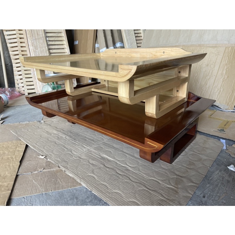 Ban thờ chung cư gỗ sồi tặng kèm ốc vít giá rẻ