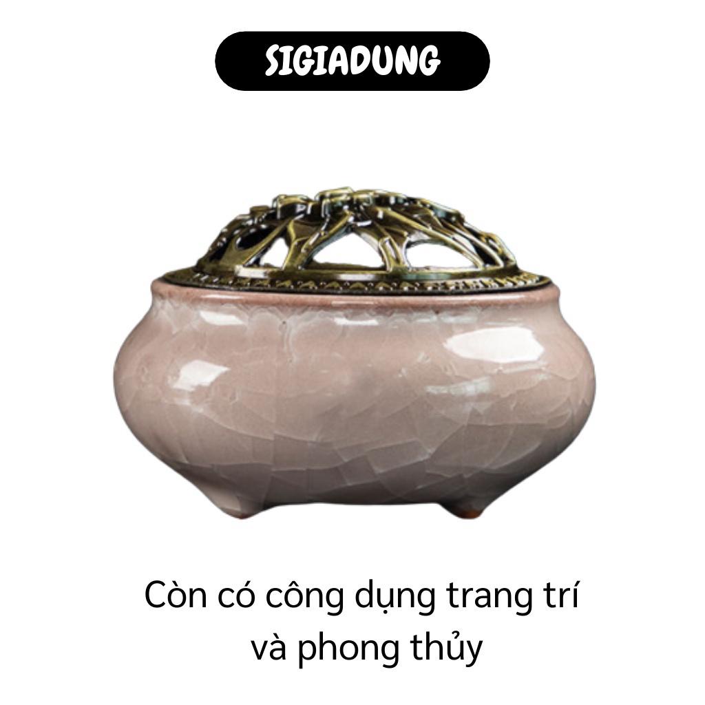 [SGD] Lư Đốt Trầm - Lư Xông Trầm Hương , Nhang Thanh Tẩy Không Khí, Thanh Tịnh 6792