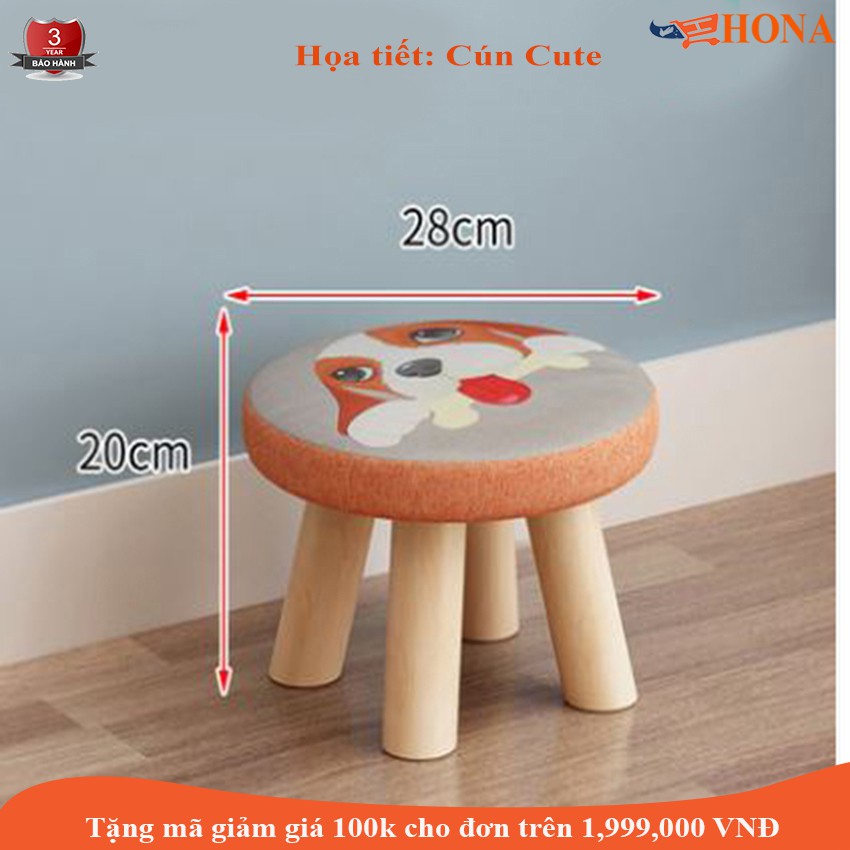 GHẾ MiNi Nhiều Họa Tiết-GHẾ Bệt Tròn Hình Ngộ Nghĩnh