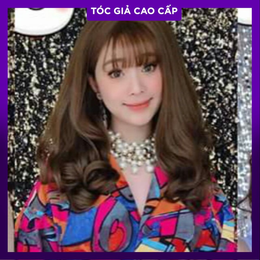 Tóc giả cao cấp xoăn wa vai