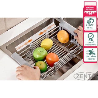 Giá inox để chậu rửa bát - rổ đa năng cao cấp t1