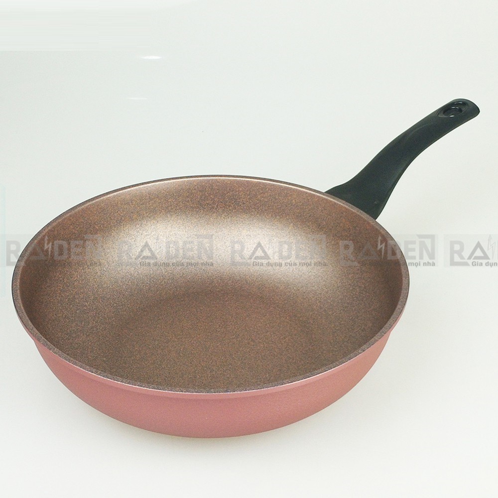 Chảo chống dính đúc vân đá đáy từ dày 7 lớp Green cook CGP05 size 30cm dùng được mọi loại bếp, chuẩn hình