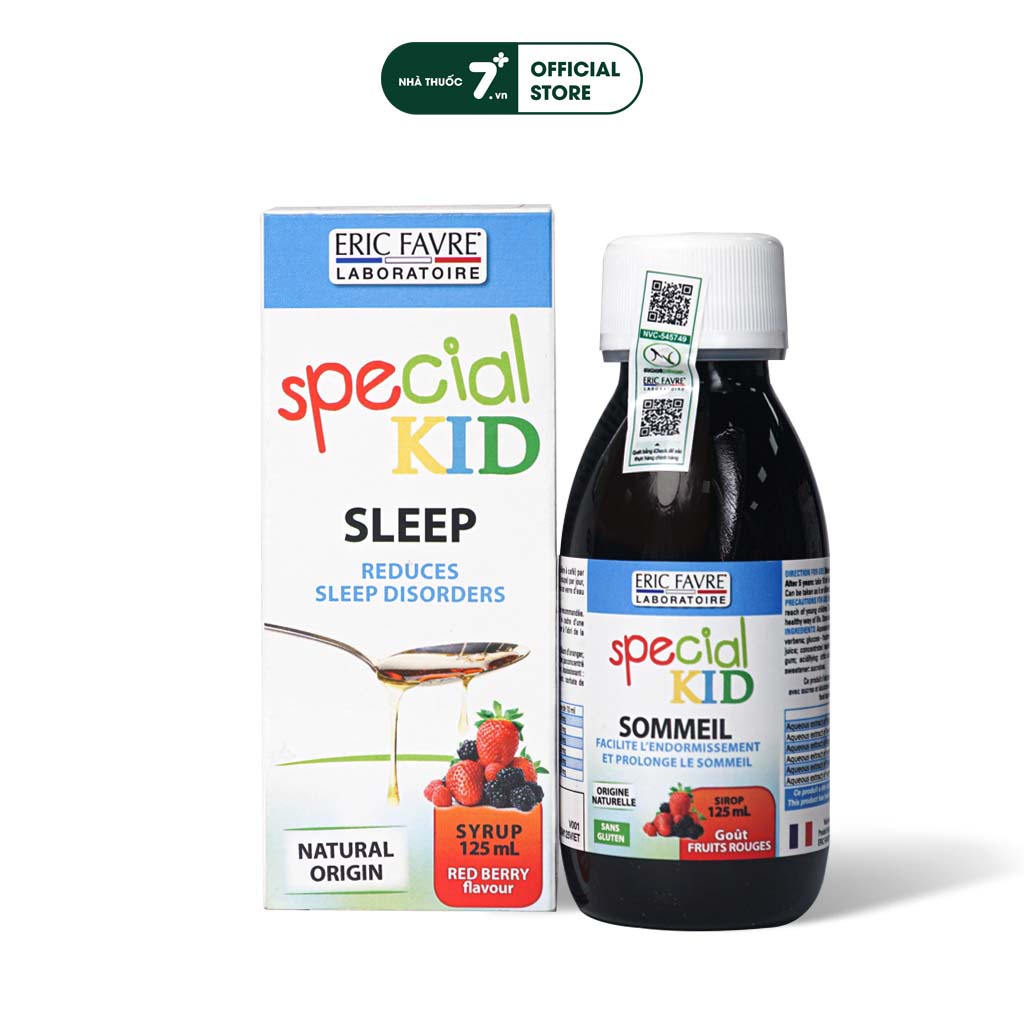 Siro cho bé giúp ngủ ngon, an thần Special Special Kid Sleep Pháp