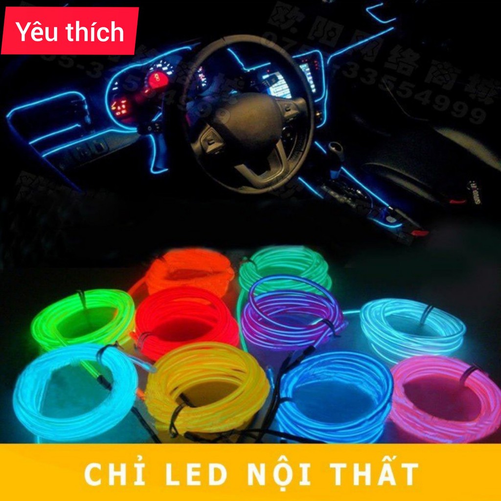 LED Viền , LED Nội Thất Xe Hơi Ô Tô(Dải led dài 5m) - Độ Viền LED Nội Thất